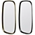Sleek Modern Wall Mirror Design 3D model small image 1