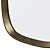 Sleek Modern Wall Mirror Design 3D model small image 3
