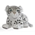 Snow Leopard Plush Toy 3D model small image 2