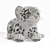 Snow Leopard Plush Toy 3D model small image 3