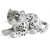 Snow Leopard Plush Toy 3D model small image 4