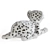 Snow Leopard Plush Toy 3D model small image 5