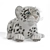 Snow Leopard Plush Toy 3D model small image 7