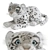 Snow Leopard Plush Toy 3D model small image 11