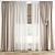 Polygonal Curtain Model Set 3D model small image 1