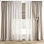 Polygonal Curtain Model Set 3D model small image 4