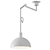 Adjustable Chrome Pendant Light 3D model small image 2