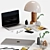 Workspace Decor Set: Apple, Kinfolk, Lamp 3D model small image 1