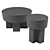 Onyx Constantin Tables Set 3D model small image 7