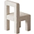 Hazel Boucle Dining Chair: Elegant & Cozy 3D model small image 4