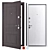 Classic Metal Entry Door (Berez) 3D model small image 1