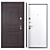 Classic Metal Entry Door (Berez) 3D model small image 3