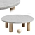 Luxury Marble Coffee Table 3D model small image 1