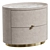  BOHEME Bedside Table Luxe 3D model small image 4