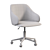 Ergonomic Light Grey Office Chair 3D model small image 3