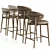 Calligaris Oleandro Stools Set 3D model small image 14