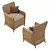 Modern Upholstered Chair for Home 3D model small image 3