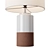 Terracotta Glazed Table Lamp 3D model small image 5