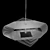 Ovals Ceiling Light by Alex Groot 3D model small image 5