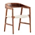 Elegant Tesa Chair by Artisan 3D model small image 5