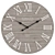 Grey Roman Numeral Wall Clock 3D model small image 1