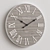 Grey Roman Numeral Wall Clock 3D model small image 3