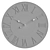 Grey Roman Numeral Wall Clock 3D model small image 4