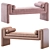 Sophisticated Mitchell Accent Bench 3D model small image 4