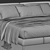 Modern Maxalto Selena Bed Model 3D model small image 3