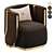  Modern Silver Armchair by Elvemobilya 3D model small image 1