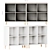 Ikea Eket Cabinet with Legs 3D model small image 1