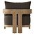 Matira Teak Lounge Chair Outdoor 3D model small image 4