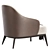 Modern Dena Lounge Chair 3D model small image 4