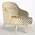 Modern Dena Lounge Chair 3D model small image 5