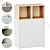 Ikea Eket Cabinet Combo 70cm 3D model small image 1