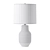 Blue Beige Ceramic Table Lamp 3D model small image 3