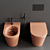 Mare Ceramic Bathroom Set 3D model small image 3