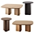 Modern TRAPEZA Coffee Table Set 3D model small image 2