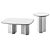 Modern TRAPEZA Coffee Table Set 3D model small image 3