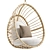 Rattan Hanging Lounge Chair 3D model small image 3