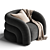 Faux Shearling Swivel Chair 3D model small image 3