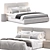 Eldridge King Bed Frame Drawers 3D model small image 2