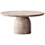 Pebble Round Dining Table 5pc 3D model small image 1