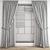 Polygonal Curtain Model 3DS OBJ 3D model small image 3