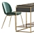 Modern Visionnaire Console & Gubi Beetle Chair 3D model small image 2