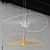 Designer Hat Lamp Fixture 3D model small image 4