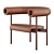 Offecct Font Leather Accent Chair 3D model small image 1