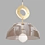 Deco Pendant & Ring Set 3D model small image 4