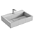 Matte Black Goya Washbasin Sink 3D model small image 3