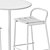 Muuto Linear Steel Cafe Set 3D model small image 7